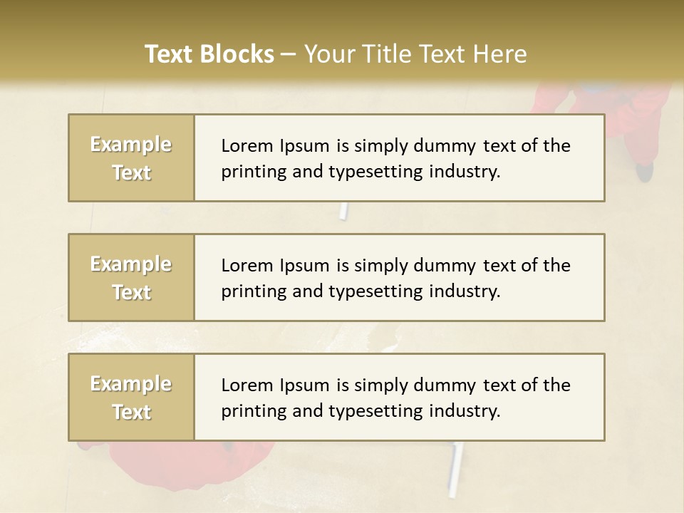 Together Wet Floor PowerPoint Template