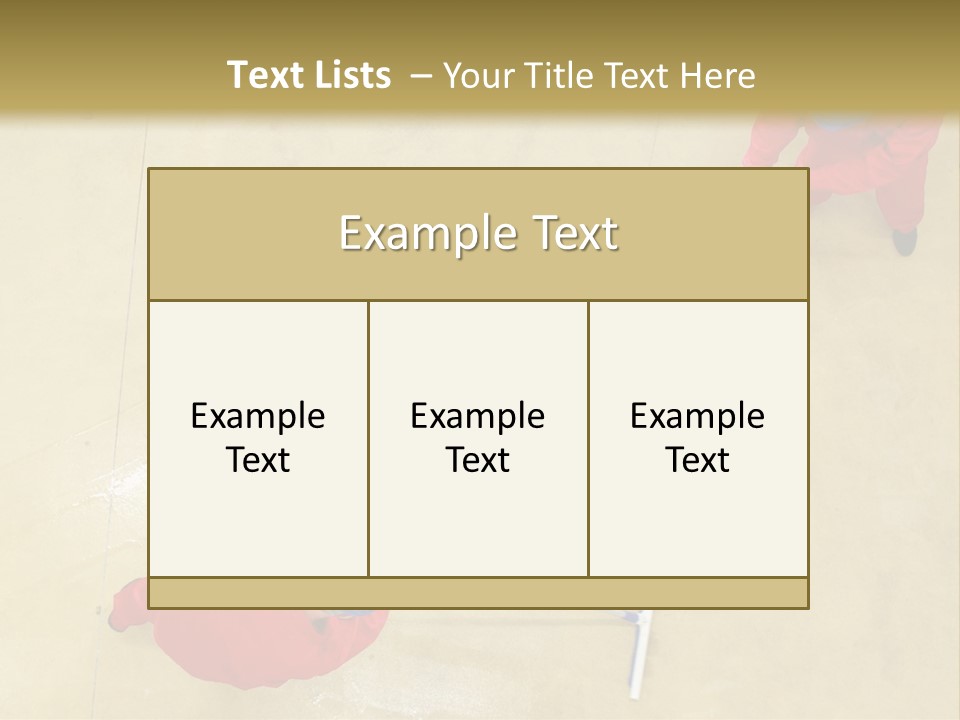 Together Wet Floor PowerPoint Template