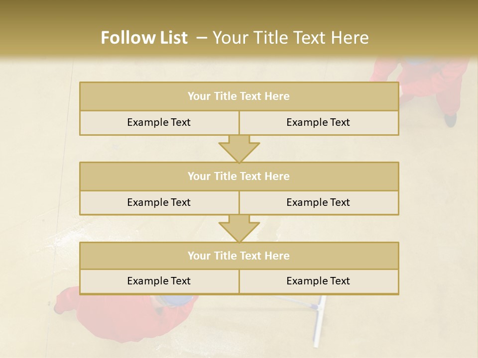 Together Wet Floor PowerPoint Template