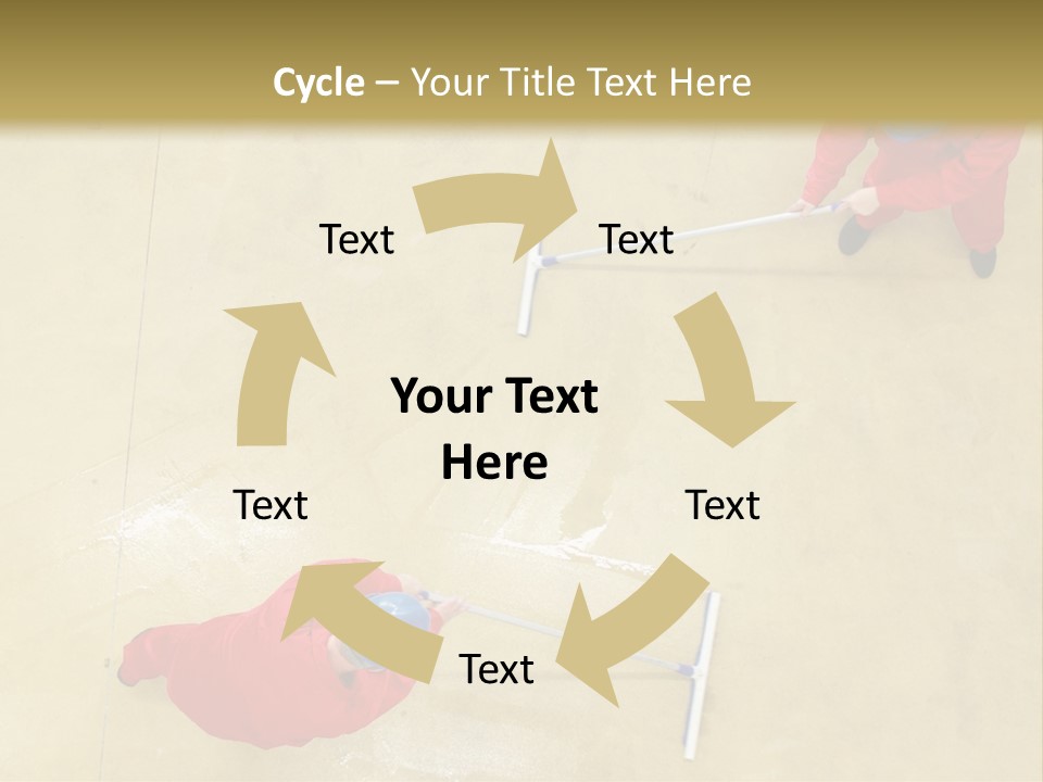 Together Wet Floor PowerPoint Template