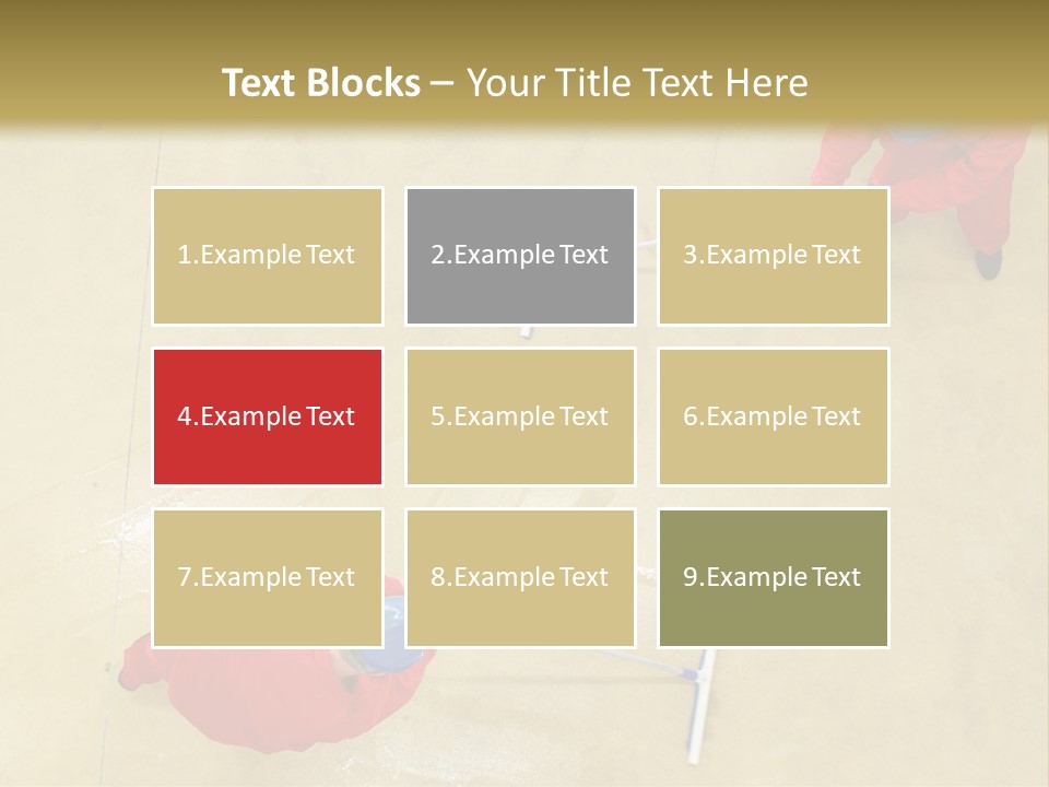 Together Wet Floor PowerPoint Template