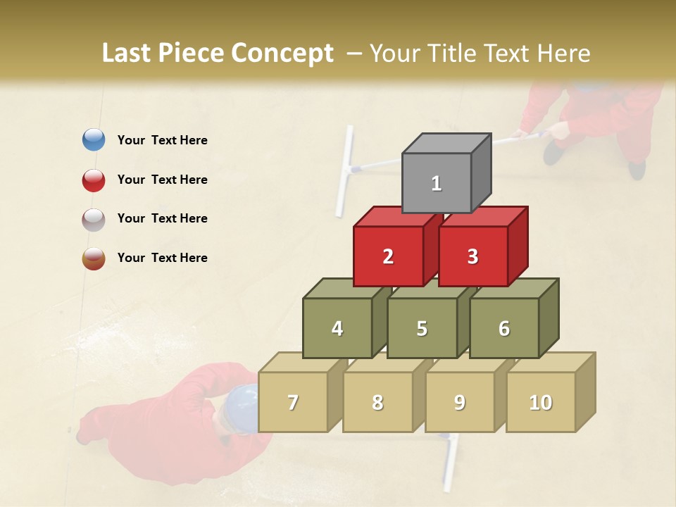 Together Wet Floor PowerPoint Template