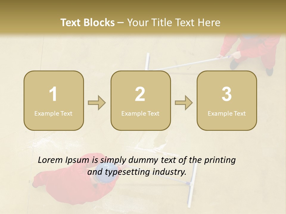 Together Wet Floor PowerPoint Template