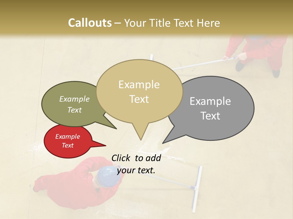 Together Wet Floor PowerPoint Template