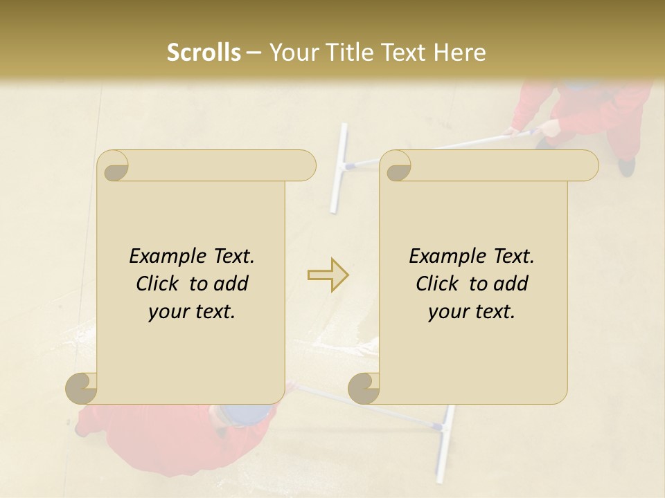Together Wet Floor PowerPoint Template