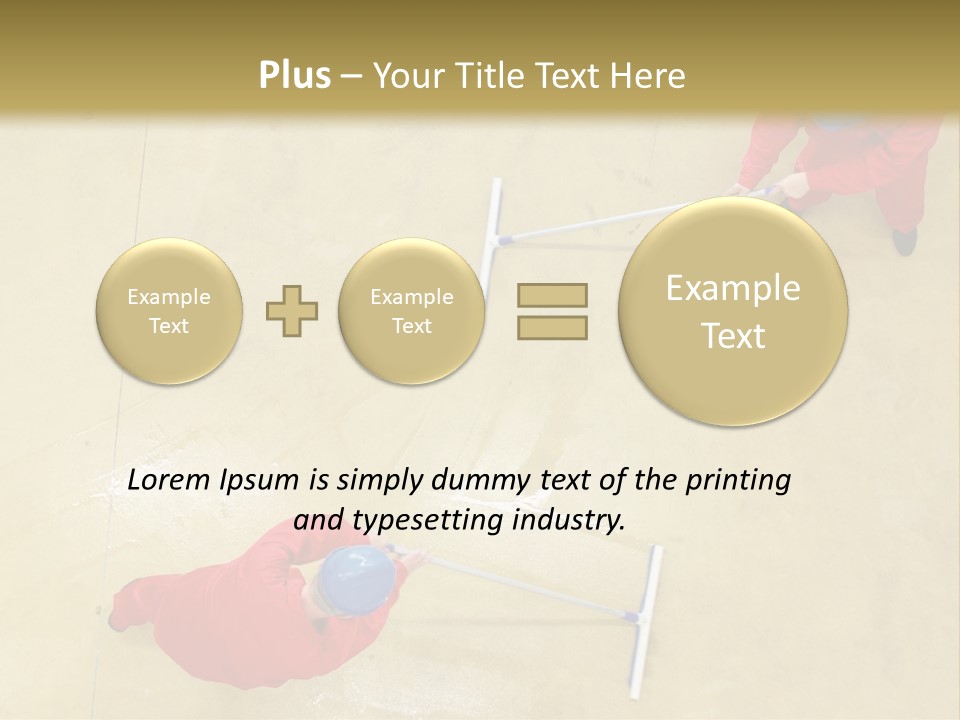 Together Wet Floor PowerPoint Template