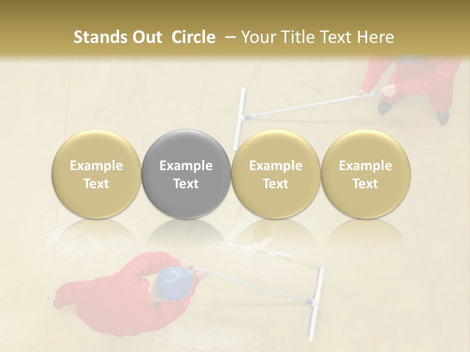 Together Wet Floor PowerPoint Template