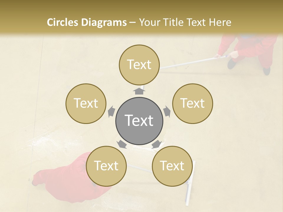 Together Wet Floor PowerPoint Template