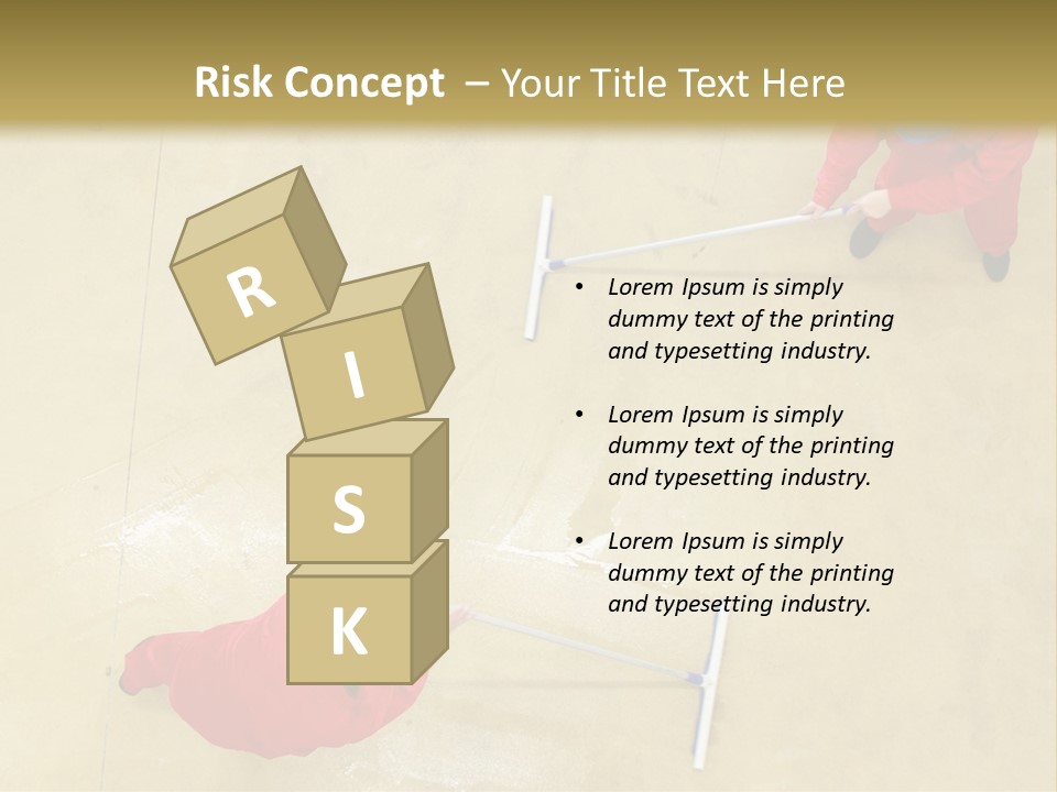 Together Wet Floor PowerPoint Template