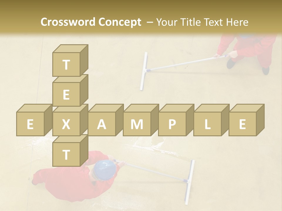 Together Wet Floor PowerPoint Template