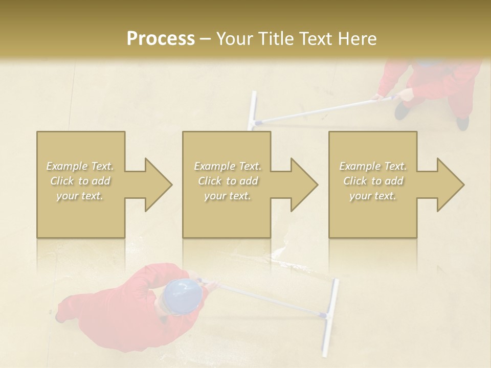 Together Wet Floor PowerPoint Template