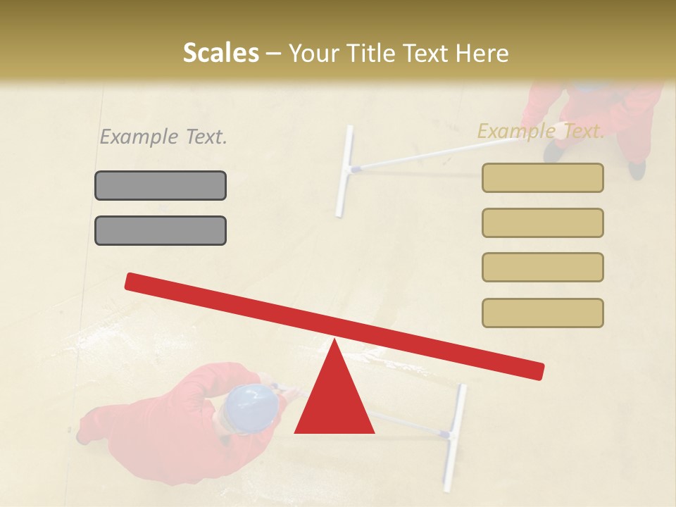 Together Wet Floor PowerPoint Template