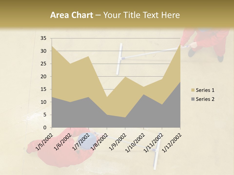 Together Wet Floor PowerPoint Template