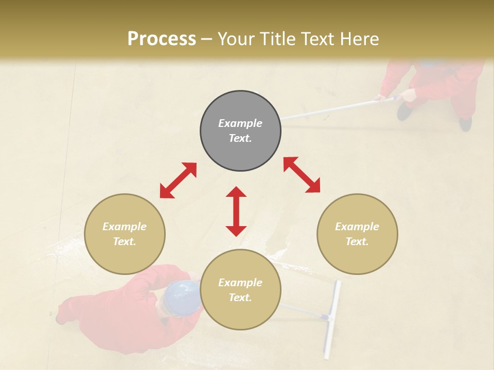 Together Wet Floor PowerPoint Template
