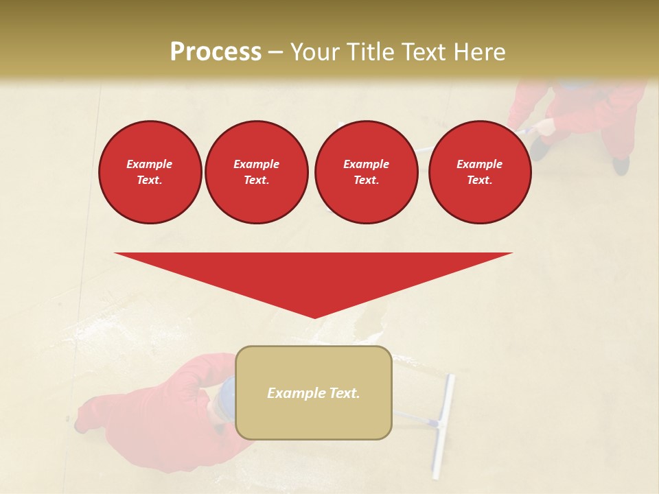 Together Wet Floor PowerPoint Template