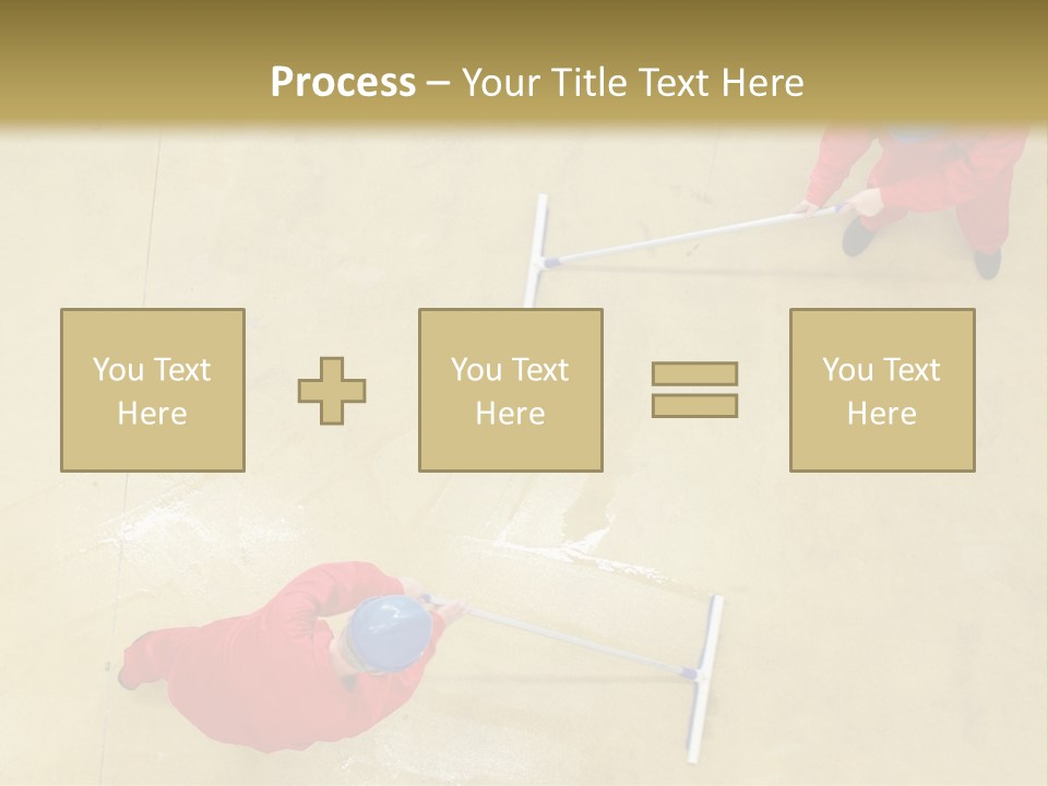Together Wet Floor PowerPoint Template