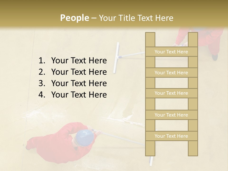 Together Wet Floor PowerPoint Template