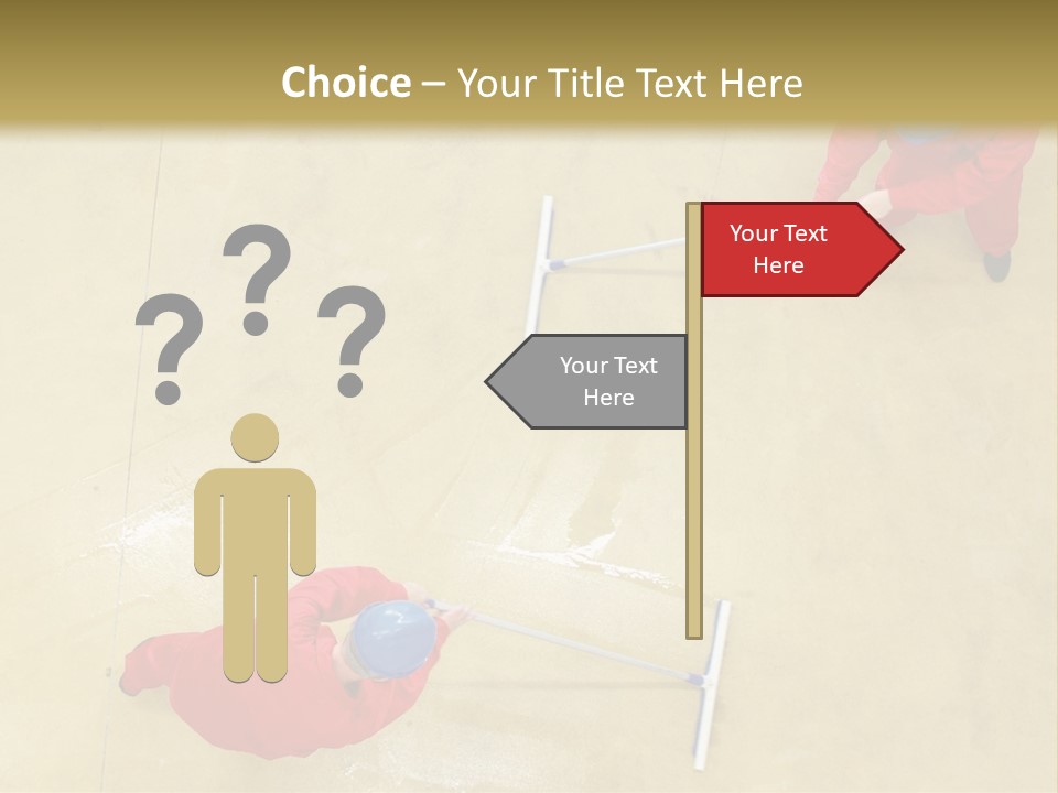 Together Wet Floor PowerPoint Template