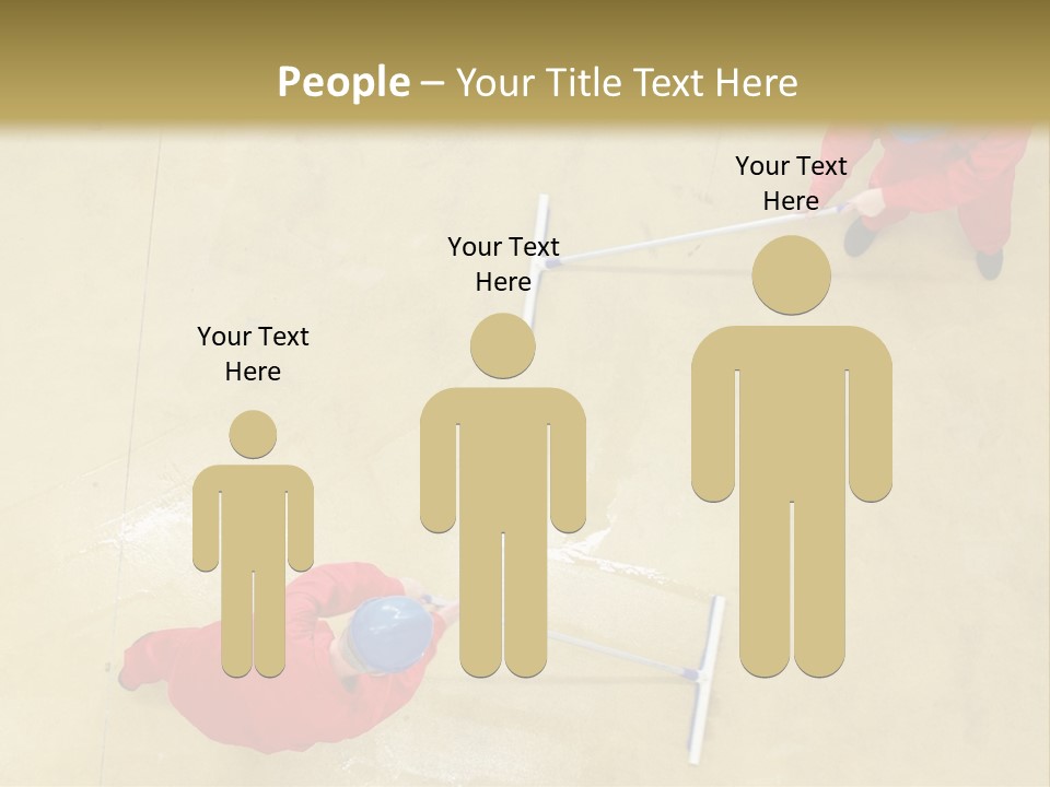 Together Wet Floor PowerPoint Template