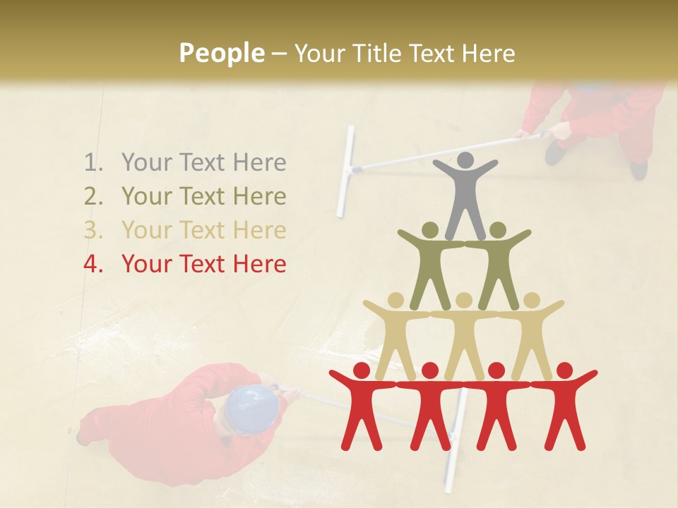 Together Wet Floor PowerPoint Template