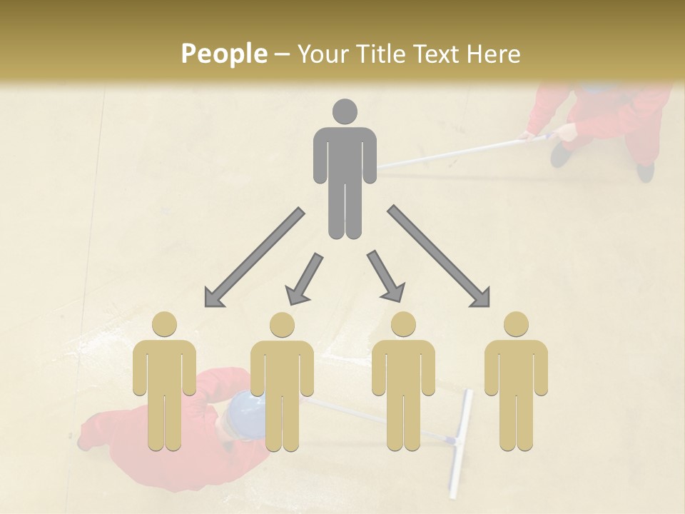 Together Wet Floor PowerPoint Template