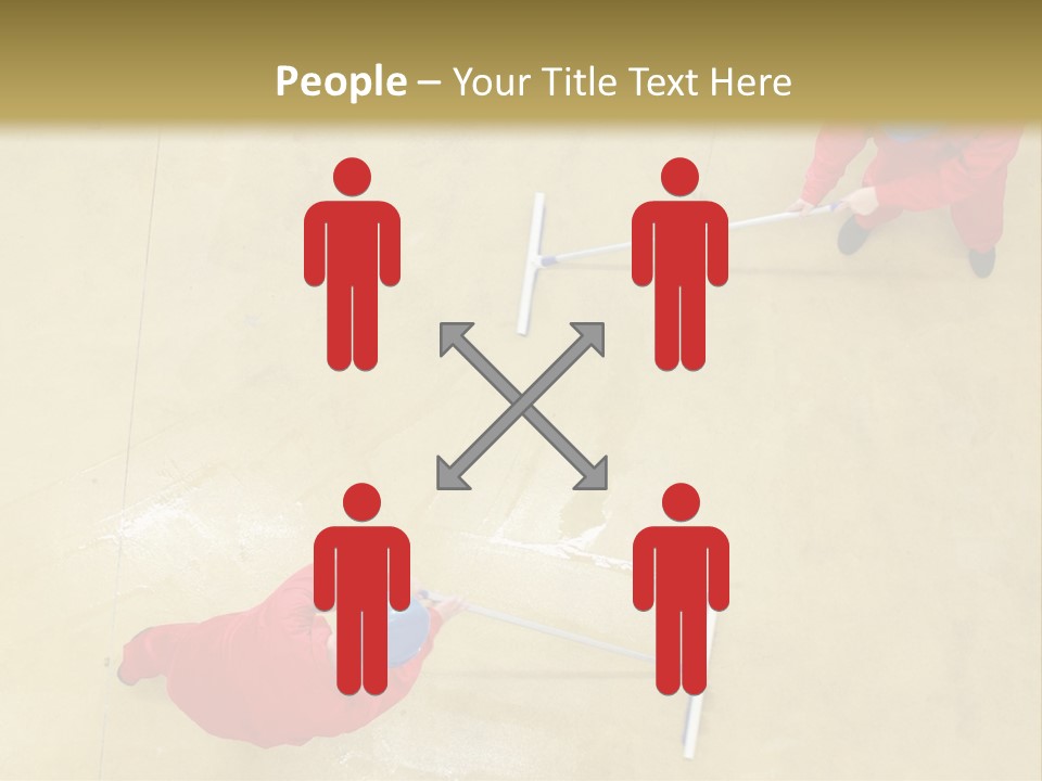 Together Wet Floor PowerPoint Template