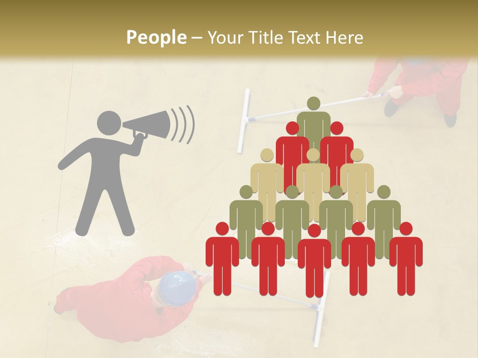 Together Wet Floor PowerPoint Template