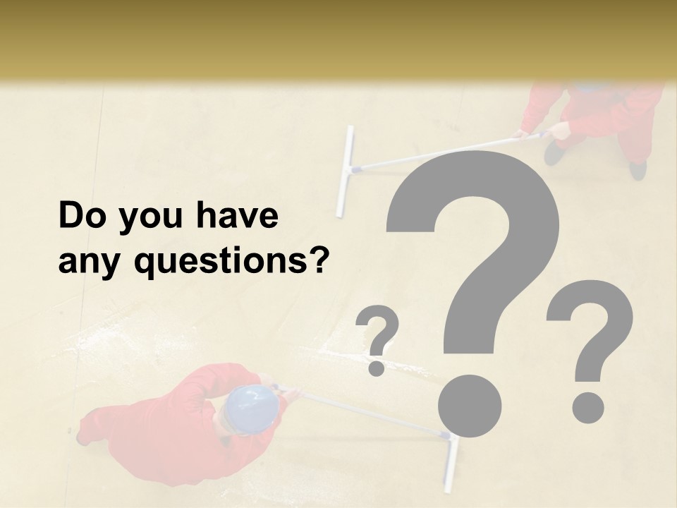 Together Wet Floor PowerPoint Template