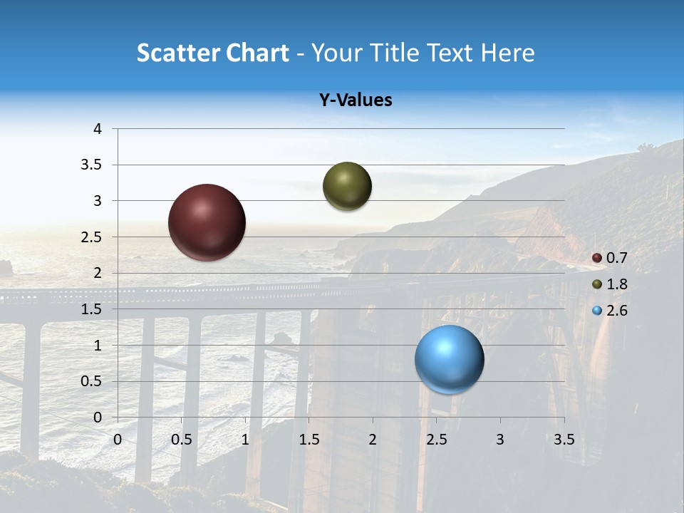 A Large Bridge Over A Large Body Of Water PowerPoint Template