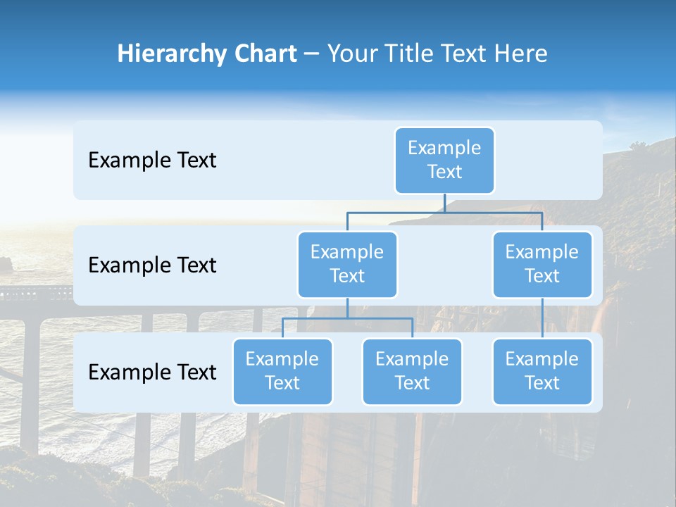 A Large Bridge Over A Large Body Of Water PowerPoint Template