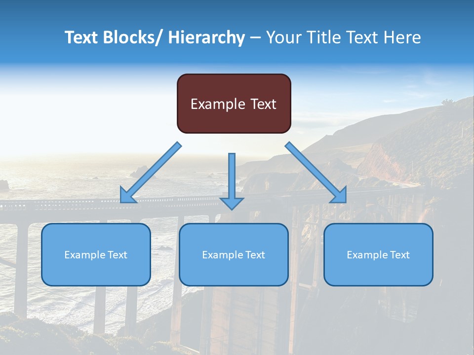 A Large Bridge Over A Large Body Of Water PowerPoint Template