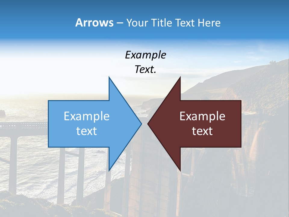 A Large Bridge Over A Large Body Of Water PowerPoint Template