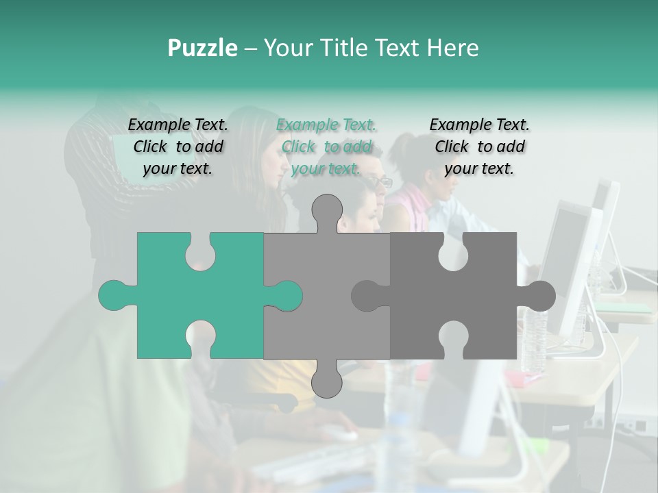 Class Monitor Network PowerPoint Template