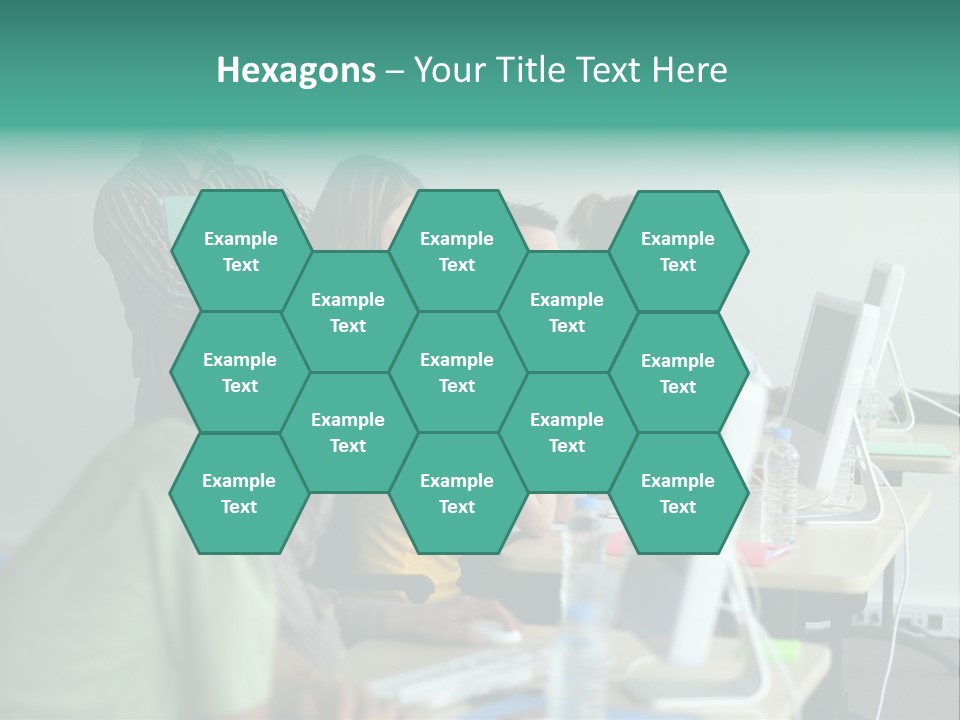 Class Monitor Network PowerPoint Template