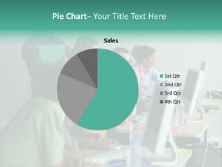 Class Monitor Network PowerPoint Template