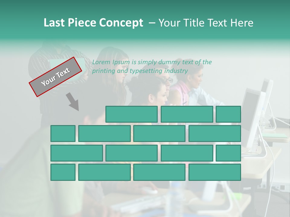 Class Monitor Network PowerPoint Template