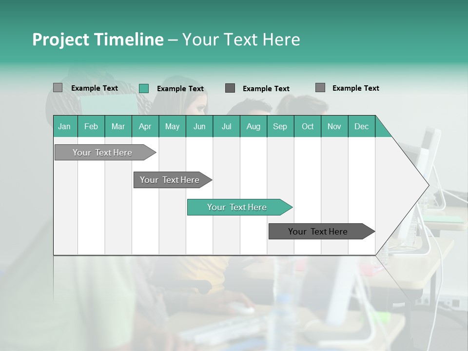 Class Monitor Network PowerPoint Template