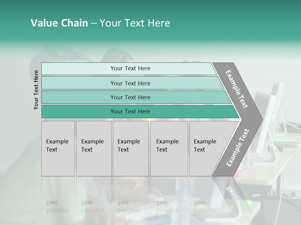 Class Monitor Network PowerPoint Template