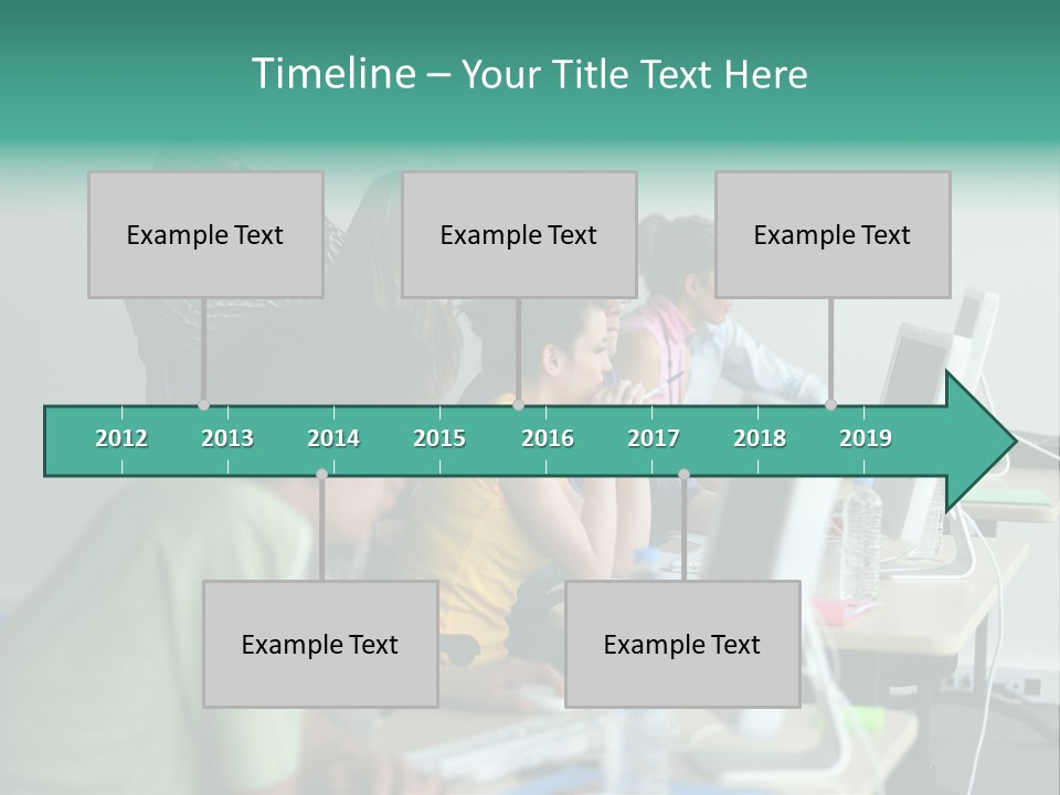 Class Monitor Network PowerPoint Template