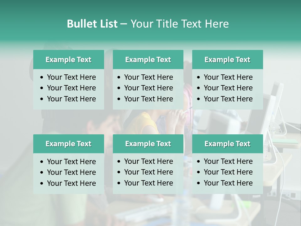 Class Monitor Network PowerPoint Template