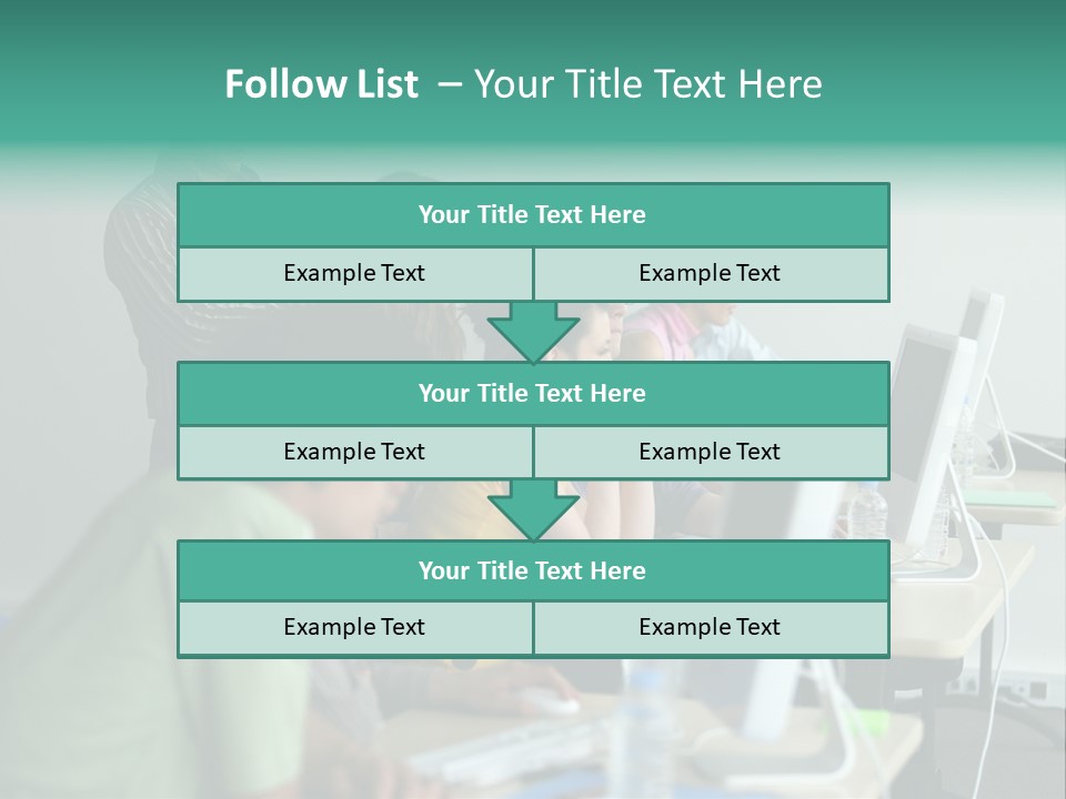 Class Monitor Network PowerPoint Template