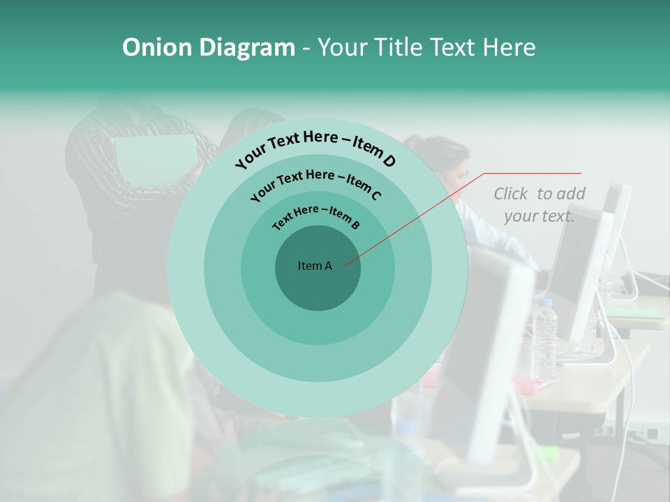 Class Monitor Network PowerPoint Template
