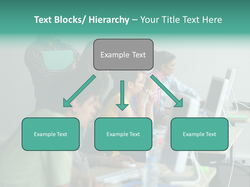 Class Monitor Network PowerPoint Template