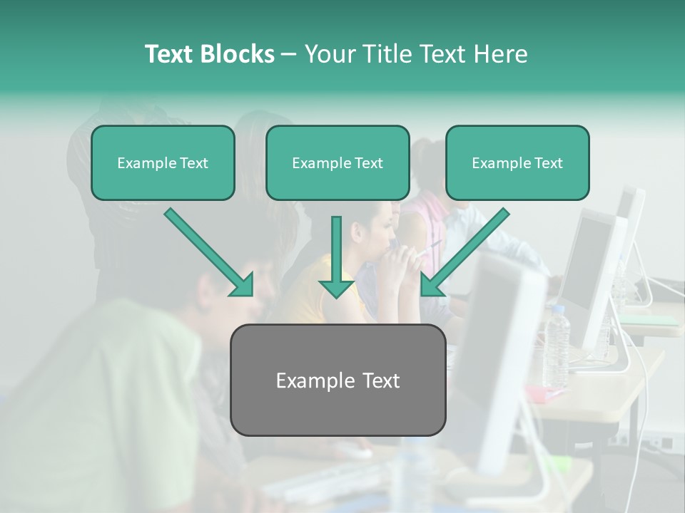 Class Monitor Network PowerPoint Template