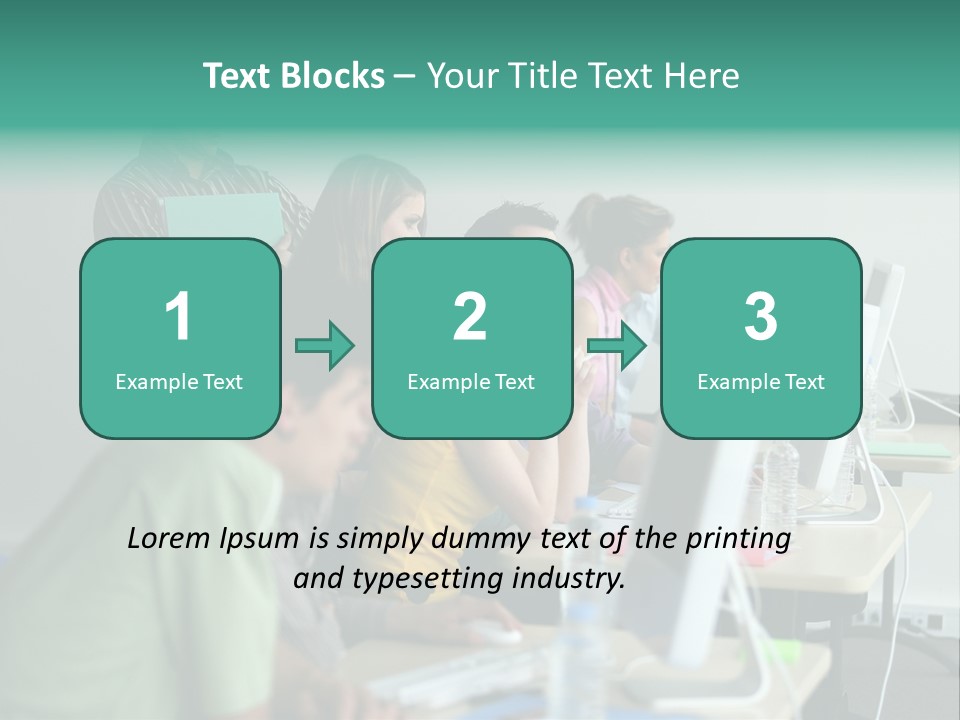 Class Monitor Network PowerPoint Template
