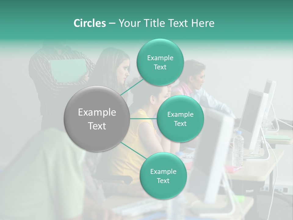 Class Monitor Network PowerPoint Template