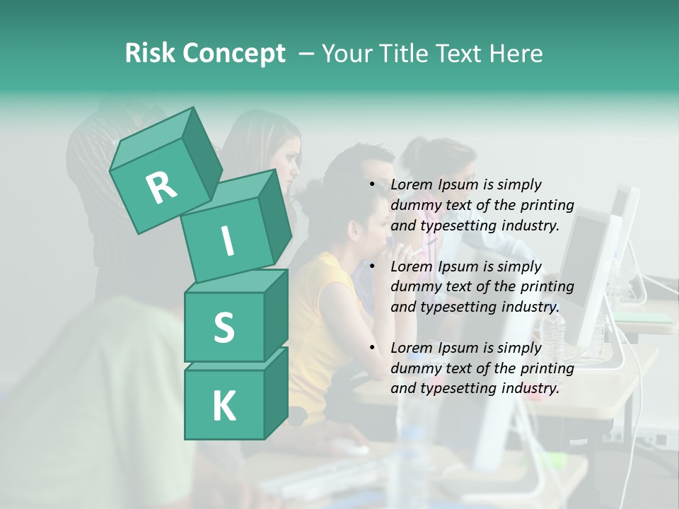 Class Monitor Network PowerPoint Template