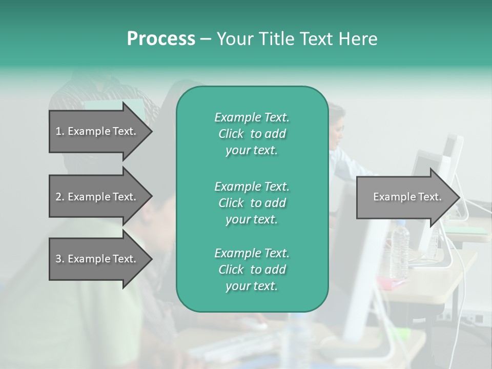 Class Monitor Network PowerPoint Template