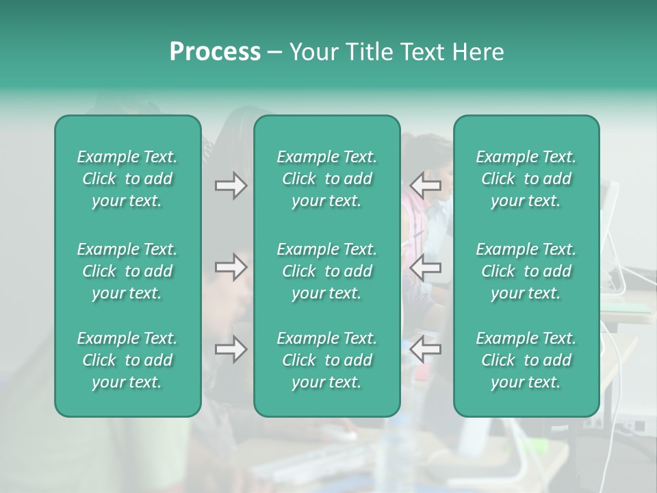 Class Monitor Network PowerPoint Template