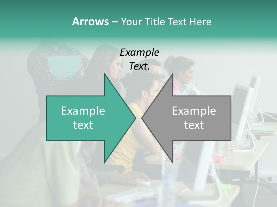 Class Monitor Network PowerPoint Template